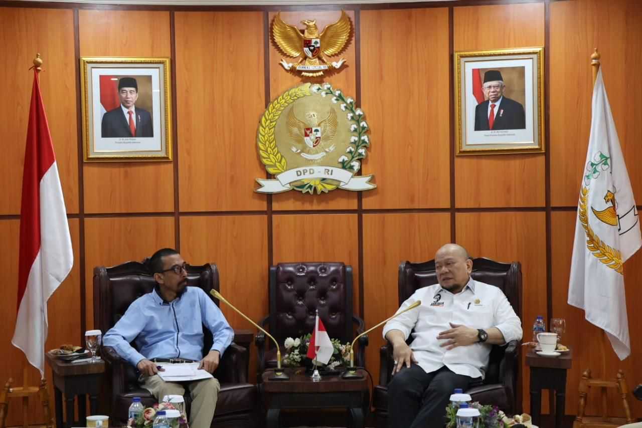 Forum Tanah Air Temui Ketua Dpd Ri, Serahkan 11 Manifesto Politik