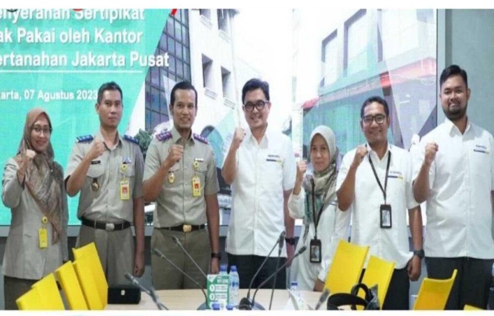 Penyerahan Sertipikat Hak Pakai Kepada Lembaga Manajemen Aset Negara