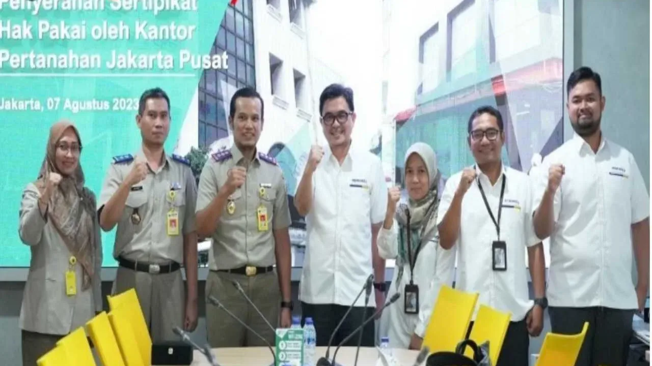Penyerahan Sertipikat Hak Pakai Kepada Lembaga Manajemen Aset Negara