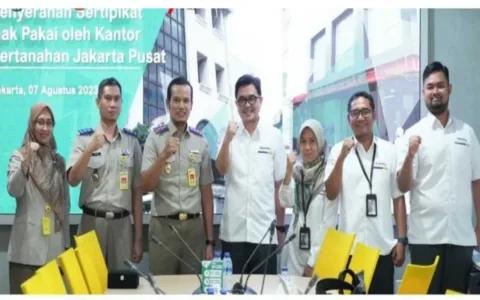 Penyerahan Sertipikat Hak Pakai Kepada Lembaga Manajemen Aset Negara