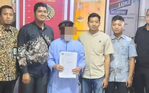 Lapas Kelas IIA Cibinong Langsungkan Acara Ikrar Sumpah Setia NKRI bagi WBP Terorisme