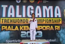 Haura Madinah Siregar Putri Ketua Forwaka Peraih Mendali Emas Taekwondo