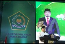 Ribuan Kader Resmikan Gkmnu Jabar, Menag: Membangun Peradaban Dimulai Dari Keluarga