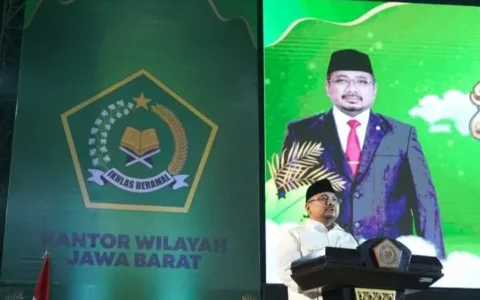 Ribuan Kader Resmikan GKMNU Jabar, Menag: Membangun Peradaban Dimulai dari Keluarga