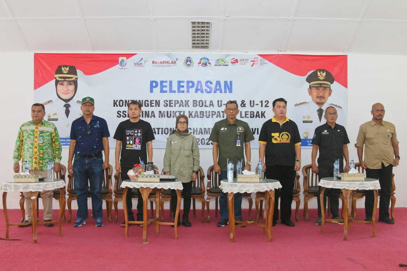 Bupati Lebak Lepas Kontingen Sepak Bola U-10 Dan U-12 Geas National Championship