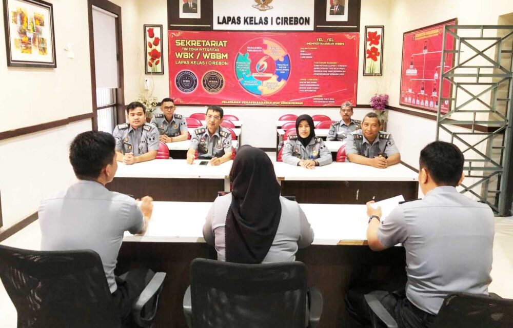 Maksimalkan Realisasi Anggaran, Lapas Cirebon Gelar Evaluasi Monitoring Keuangan