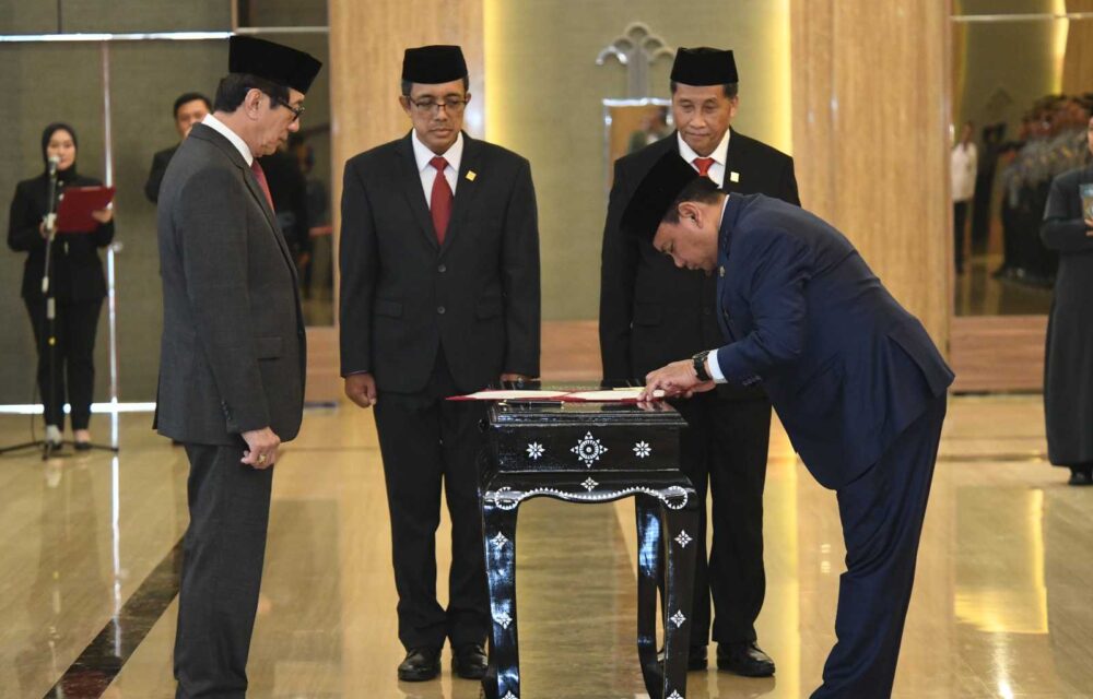 Sekjen Kemenkumham Resmi Dilantik Sebagai Asn, Begini Rangkaiannya