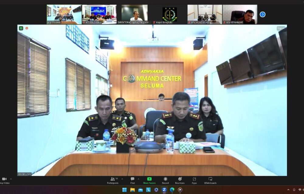 Kejari Seluma Rj Kasus Narkotika Pertamakali Di Wilayah Hukum Kejati Bengkulu