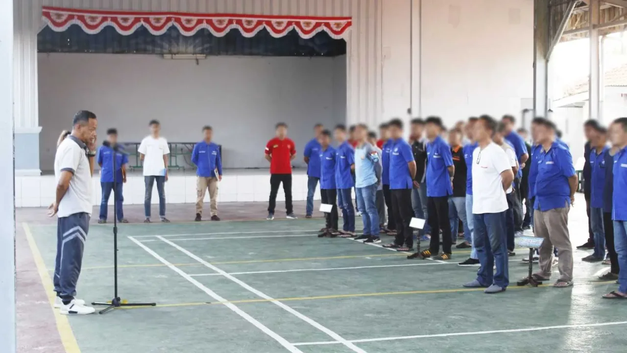 Lapas Cirebon Laksanakan Apel Pagi Beserta Para Warga Binaan