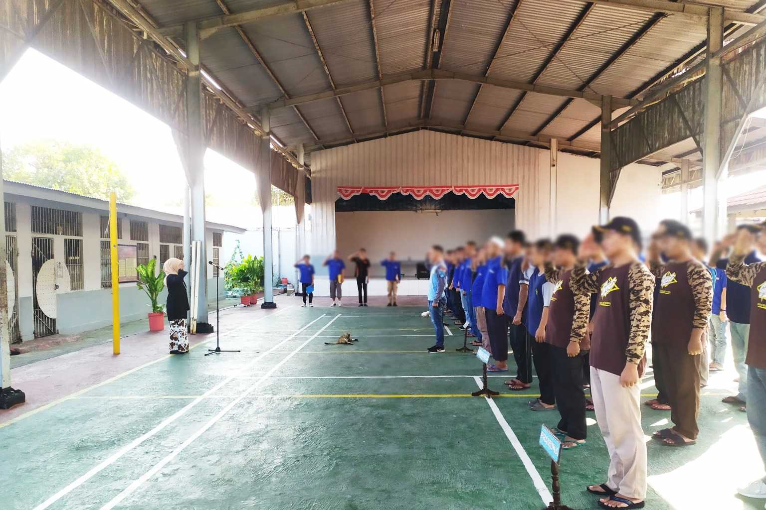 Lapas Cirebon Laksanakan Apel Pagi Beserta Para Warga Binaan