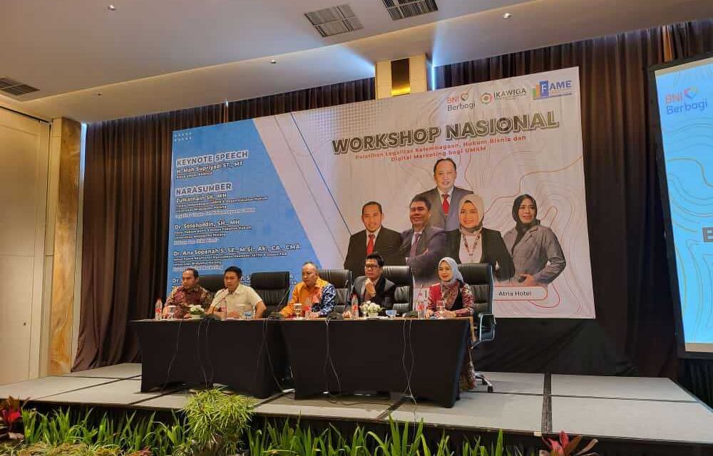 Fantastis, Ikawiga Dan Fame Jatim Gelar Pelatihan Nasional Legalitas Umkm