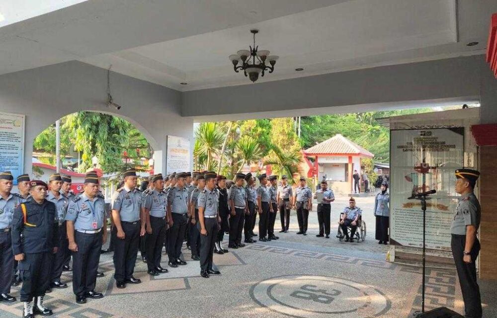 Lapas Cirebon Gelar Apel Pagi Rutin, Begini Rangkaiannya