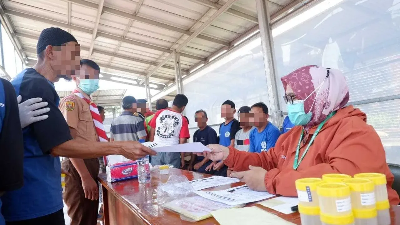 Ratusan Warga Binaan Lapas Narkotika Kelas IIA Bandung Jalani Skrining TB-HIV dan TCM