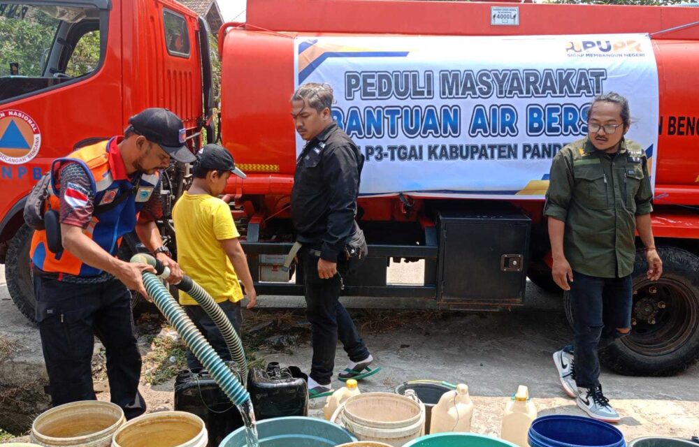 P3Tgai Kabupaten Pandeglang Salurkan Air Bersih Ke Warga Yang Terdampak Kekeringan
