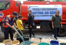 P3Tgai Kabupaten Pandeglang Salurkan Air Bersih Ke Warga Yang Terdampak Kekeringan