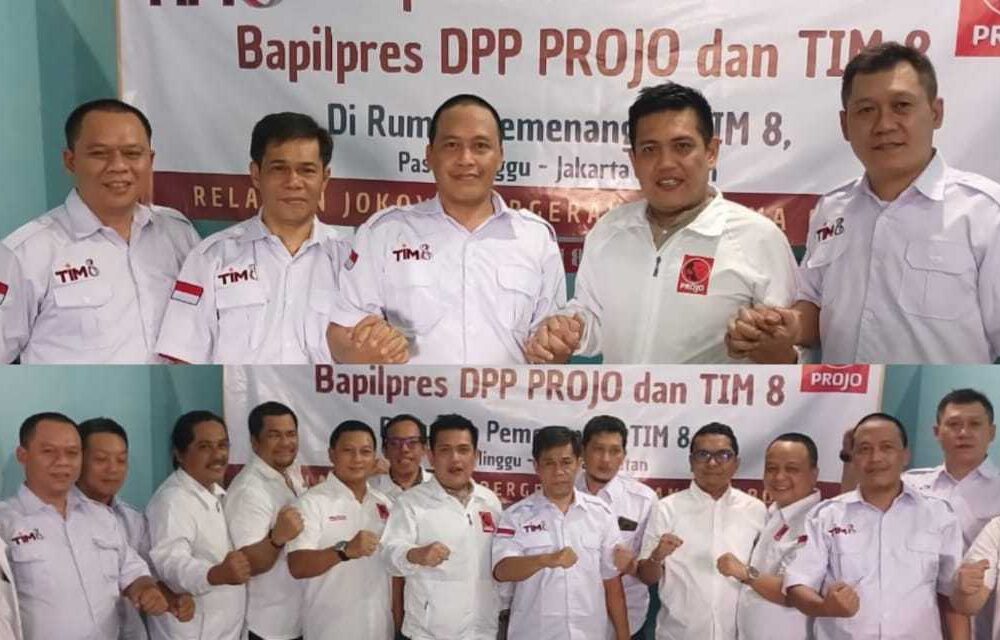 Bapilpres Dpp Projo Kunjungi Rumah Pergerakan Tim 8 Di Pasar Minggu