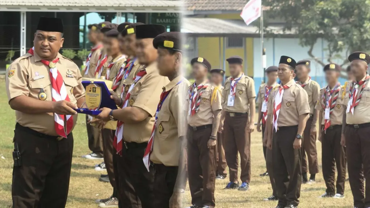 Lapas Cirebon Ikuti Latihan Pramuka Gabungan UPT Se-Ciayumajakuning