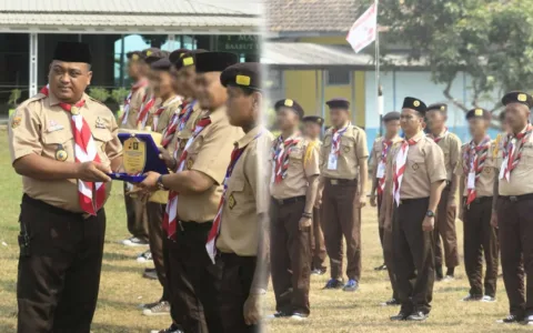Lapas Cirebon Ikuti Latihan Pramuka Gabungan UPT Se-Ciayumajakuning