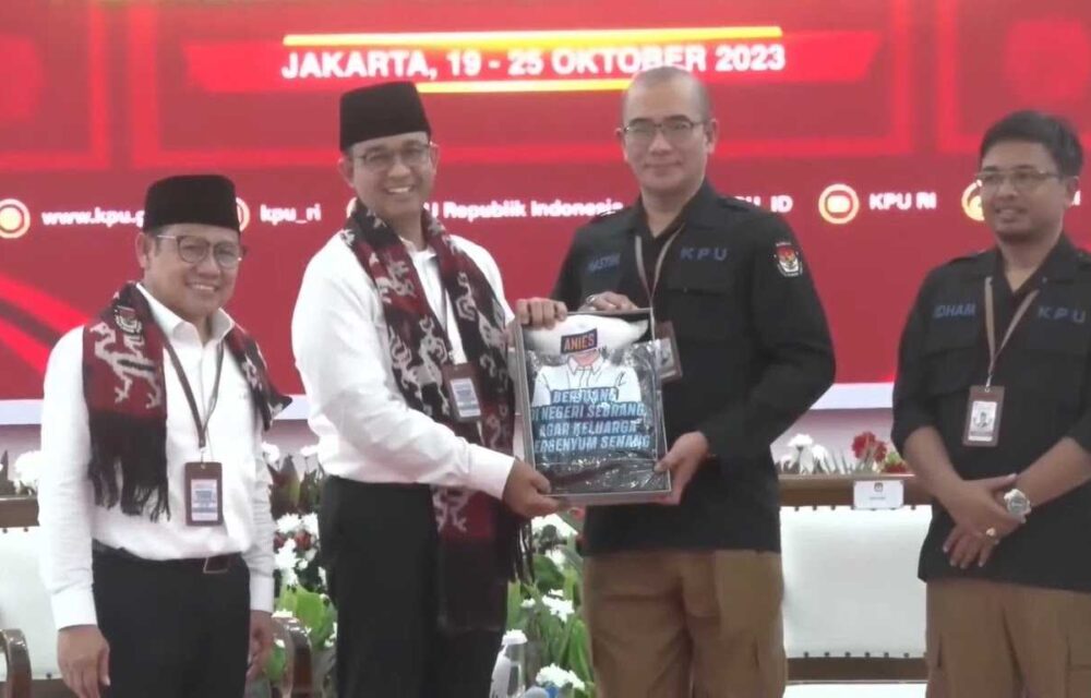Sah..!! Pasangan Amin Resmi Jadi Capres-Cawapres