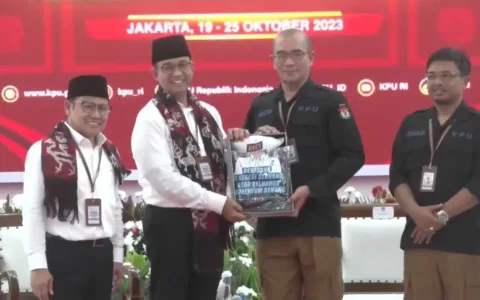 Sah. Pasangan AMIN Resmi Jadi Capres-Cawapres