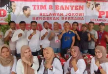Tim 8 Relawan Jokowi Bergerak Bersama Prabowo Konsolidasi di Tanah Banten