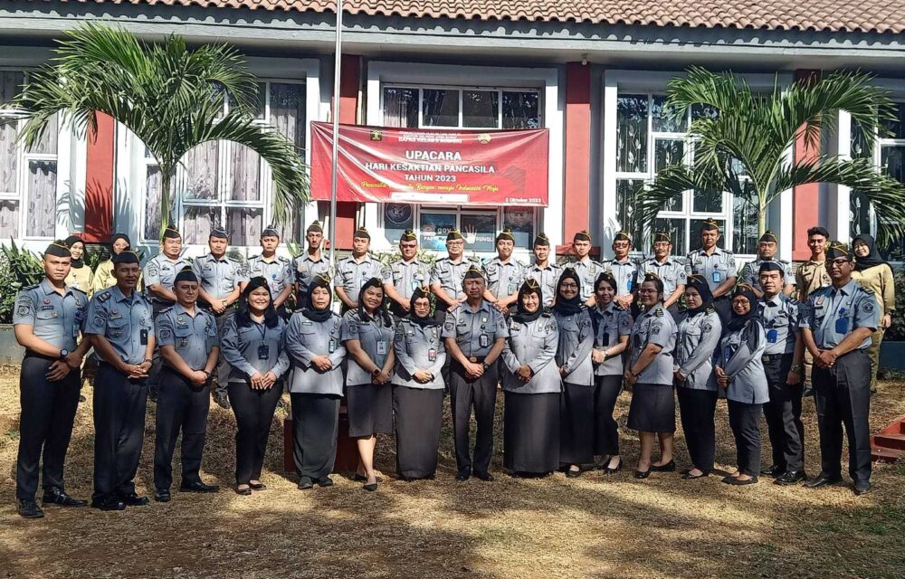 Pegawai Bapas Subang Gelar Upacara Peringatan Hari Kesaktian Pancasila