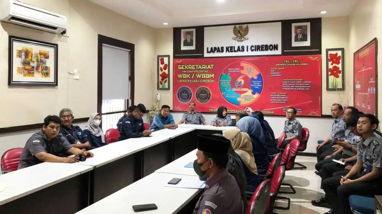 Lapas Cirebon Gandeng KPU Kota Lakukan Audiensi dan Sosialisasi Terkait DPTb WBP
