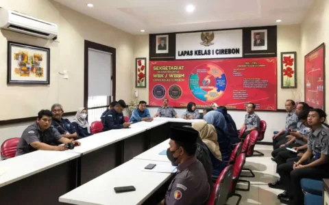 Lapas Cirebon Gandeng KPU Kota Lakukan Audiensi dan Sosialisasi Terkait DPTb WBP