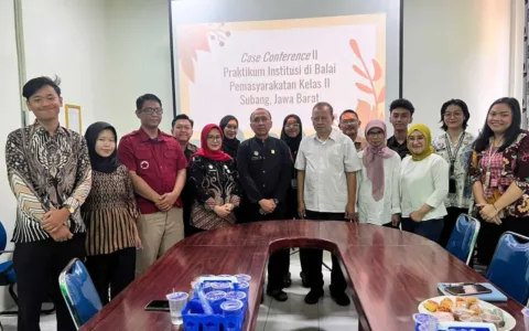 IMP Bandung Laksanakan Penutupan Kegiatan Praktikum serta Serahkan Plakat ke Kabapas Subang