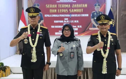 Lapas Cirebon Gelar Pisah Sambut Kalapas, Begini Pesannya