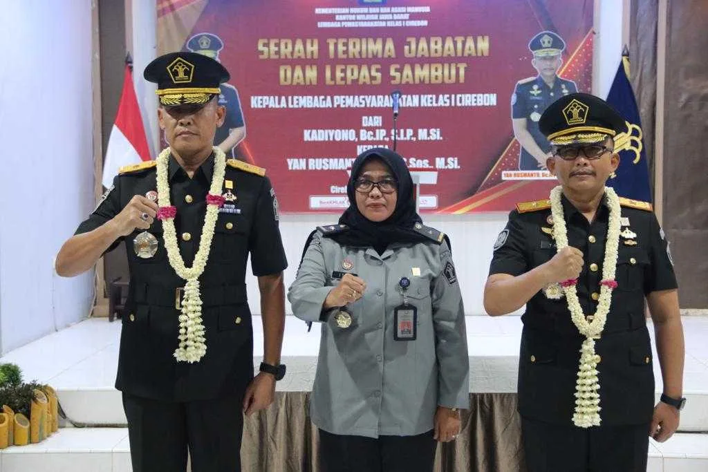 Lapas Cirebon Gelar Pisah Sambut Kalapas, Begini Pesannya