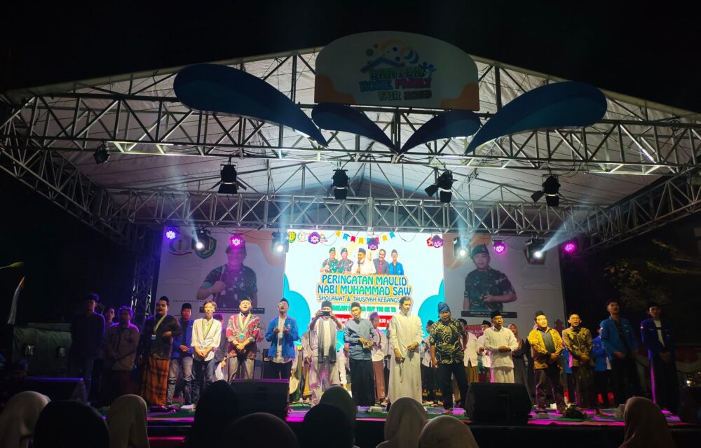 Meriahkan Hut Tni Ke 78, Pmii Kota Serang Bersama Kodim 0602 Peringati Maulid Nabi