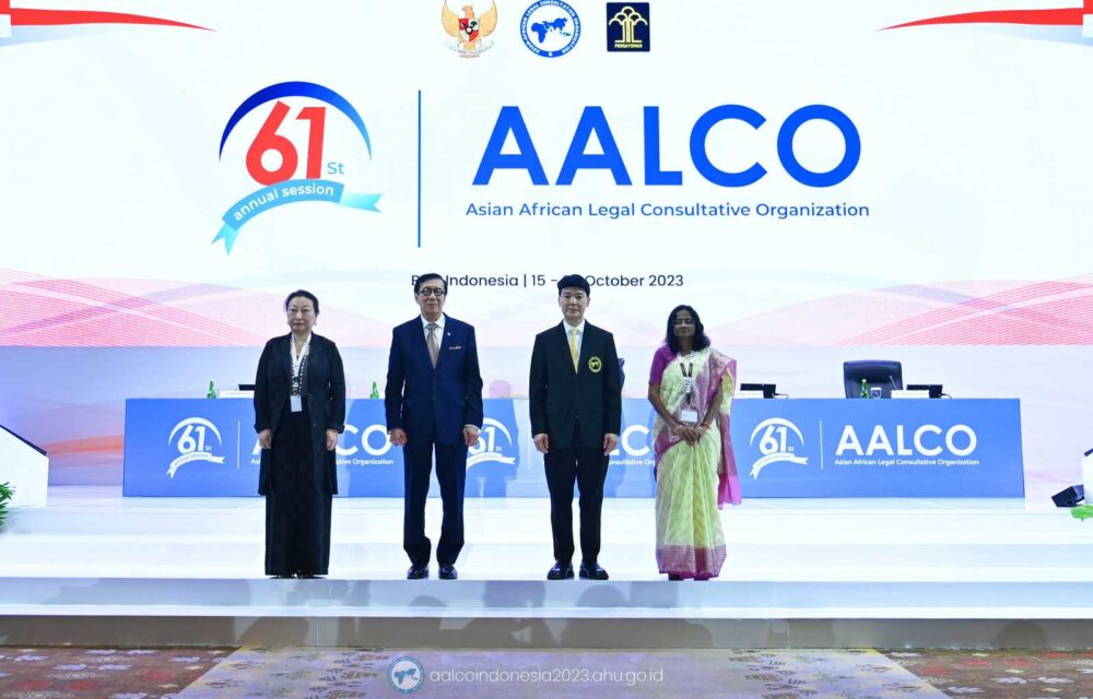 Menkumham Ri Yasonna Laoly Terpilih Jadi Presiden Aalco Ke-61
