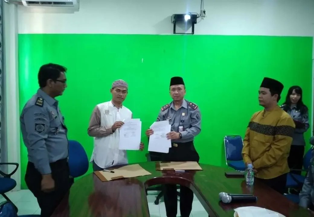 Penandatanganan Kerjasama Bapas Subang dengan Yayasan Nurul Quran Berjalan Baik dan Lancar