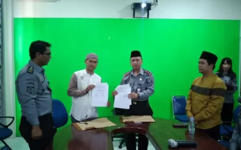 Penandatanganan Kerjasama Bapas Subang dengan Yayasan Nurul Quran Berjalan Baik dan Lancar
