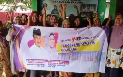 Relawan Manis Kecamatan Pakuhaji Deklarasikan Maesyal – Intan Untuk Tangerang Semakin Gemilang