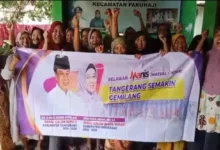 Relawan Manis Kecamatan Pakuhaji Deklarasikan Maesyal - Intan Untuk Tangerang Semakin Gemilang