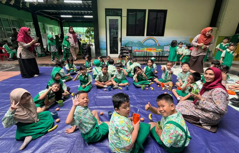 Imunisasi Polio Dan Gerakan Aksi Bergizi Di Kb/Tk Al-Chasanah