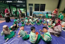 Imunisasi Polio Dan Gerakan Aksi Bergizi Di Kb/Tk Al-Chasanah