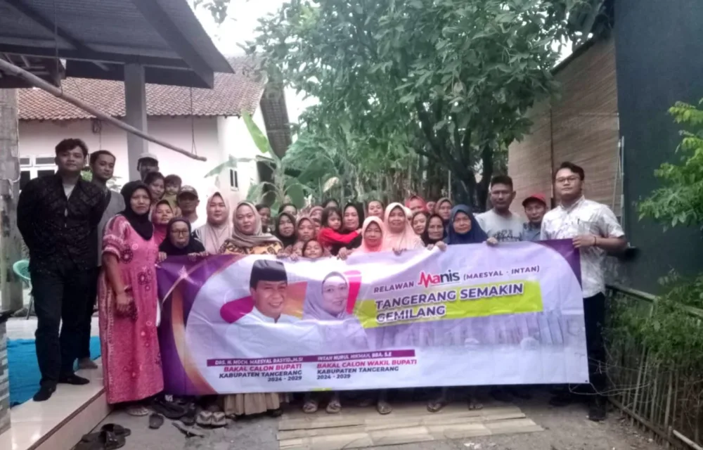 Relawan Manis Kecamatan Cisoka Deklarasikan Maesyal Intan Untuk Tangerang