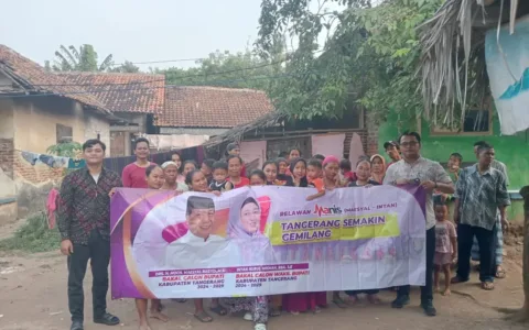 Relawan Manis Kecamatan Kresek Deklarasikan Maesyal – Intan Untuk Tangerang Semakin Gemilang