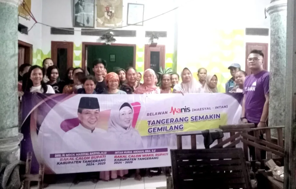 Didukung Jokowi Dan Prabowo, Masyarakat Tangerang Deklarasi Maesyal-Intan