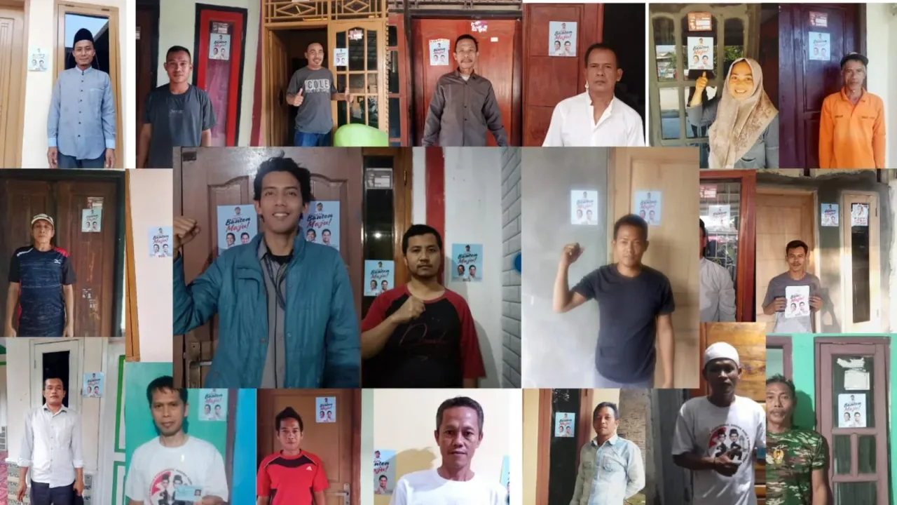 RJBBP Buka Posko Kemenangan Andra – Dimyati di 106 Rumah Korcam