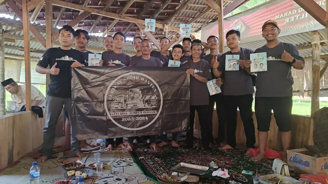 Relawan Serikat sopir banten Deklarasikan dukungan Andra soni maju gubernur Banten