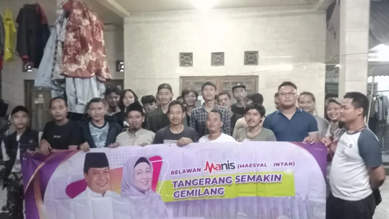Relawan Milenial Manis Belajara Deklarasi Maesyal – Intan Untuk Tangerang Semakin Gemilang