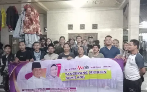 Relawan Milenial Manis Belajara Deklarasi Maesyal – Intan Untuk Tangerang Semakin Gemilang