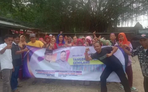 Terus Meluas, Relawan Deklarasikan Maesyal – Intan Untuk Tangerang Semakin Gemilang