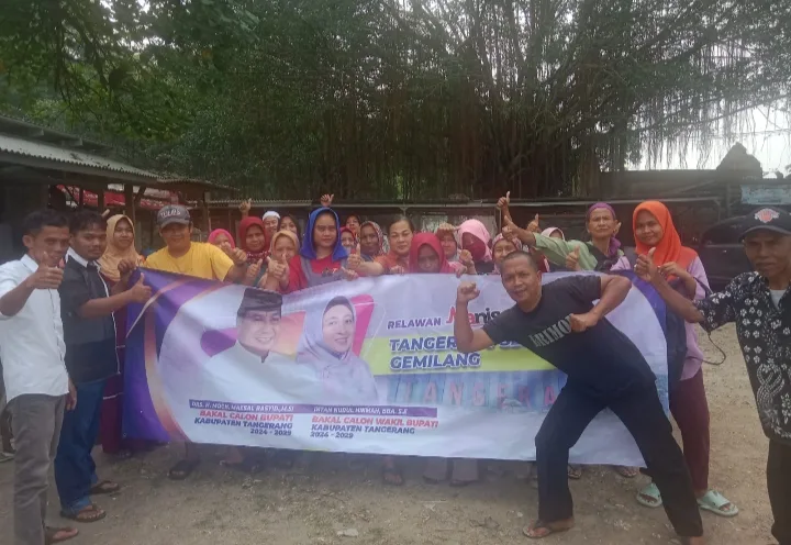 Terus Meluas, Relawan Deklarasikan Maesyal - Intan Untuk Tangerang Semakin Gemilang