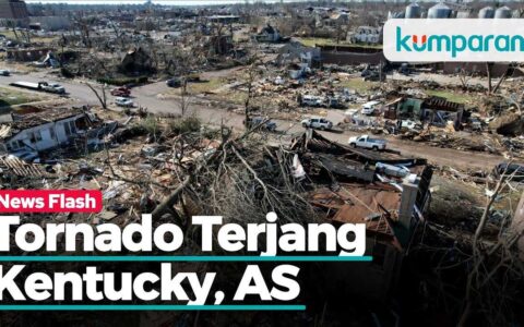 Sebanyak 70 Orang Di Kentucky, As Tewas Usai Diterjang Tornado Dahsyat