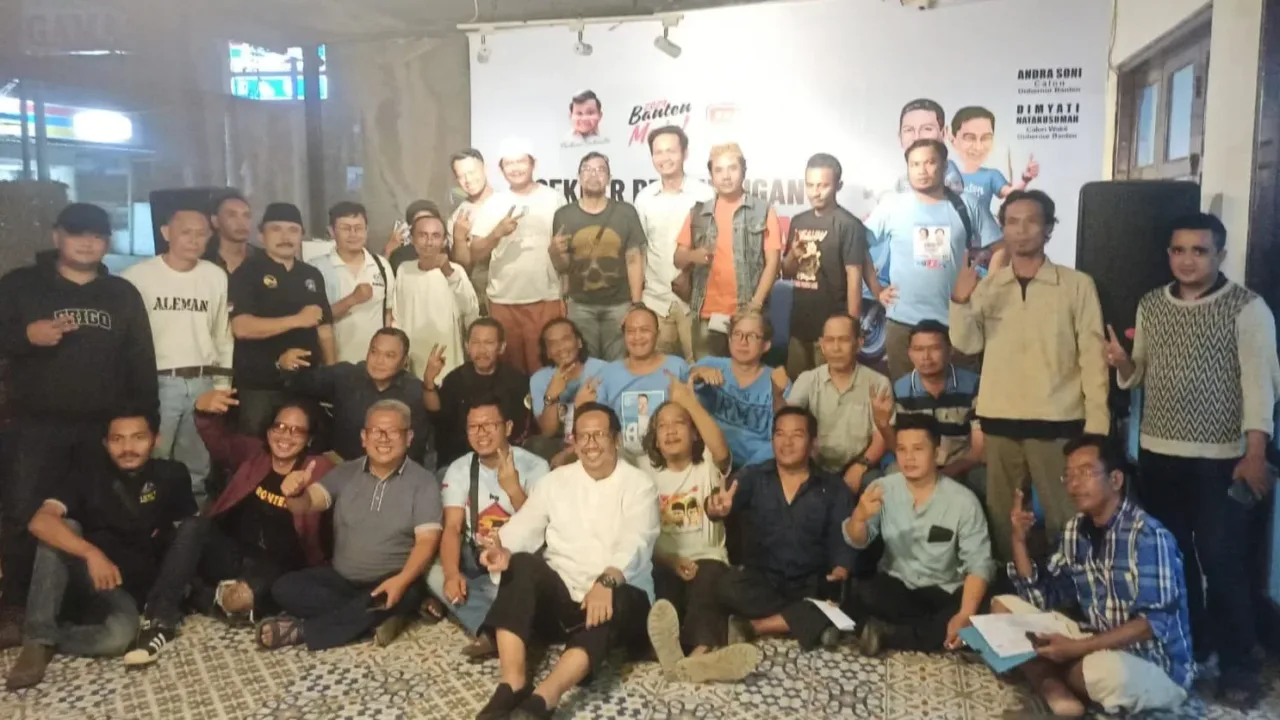 Konsolidasi Organ Relawan Andra Soni – Dimyati di Banten
